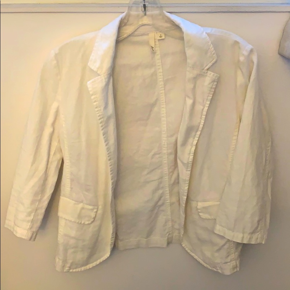 Nordstrom White Cotton Blazer